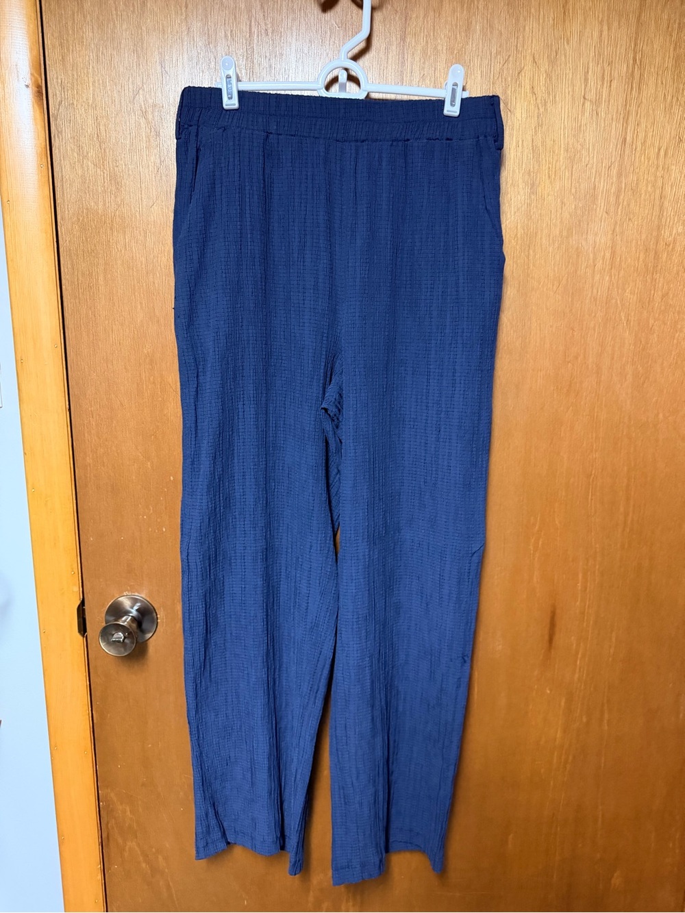 SHEIN Navy Wide Leg Pants
